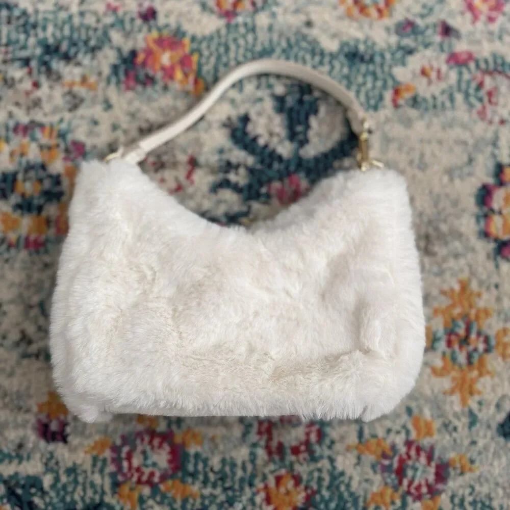 Nanette Lapore Little Girls Fuzzy Handbag Purse